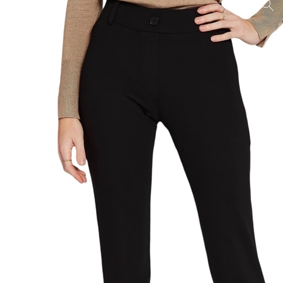 Betabrand Straight-Leg Black Dress Pant Yoga Pant. Size Large. New with Tags! - Picture 2 of 7